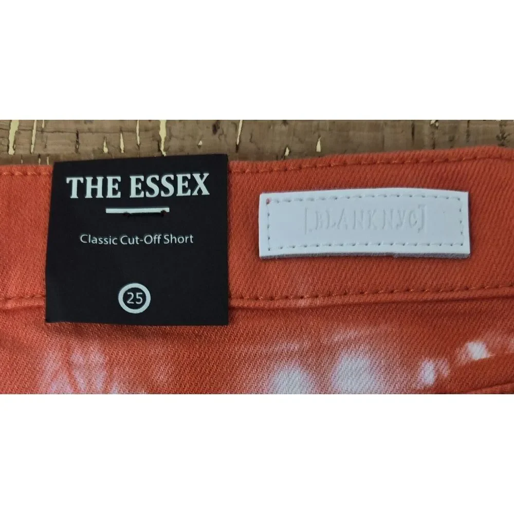 Blank‎ Nyc Shorts Women's 25 The Essex Classic Cut Off Tie Dye Casual Preppy